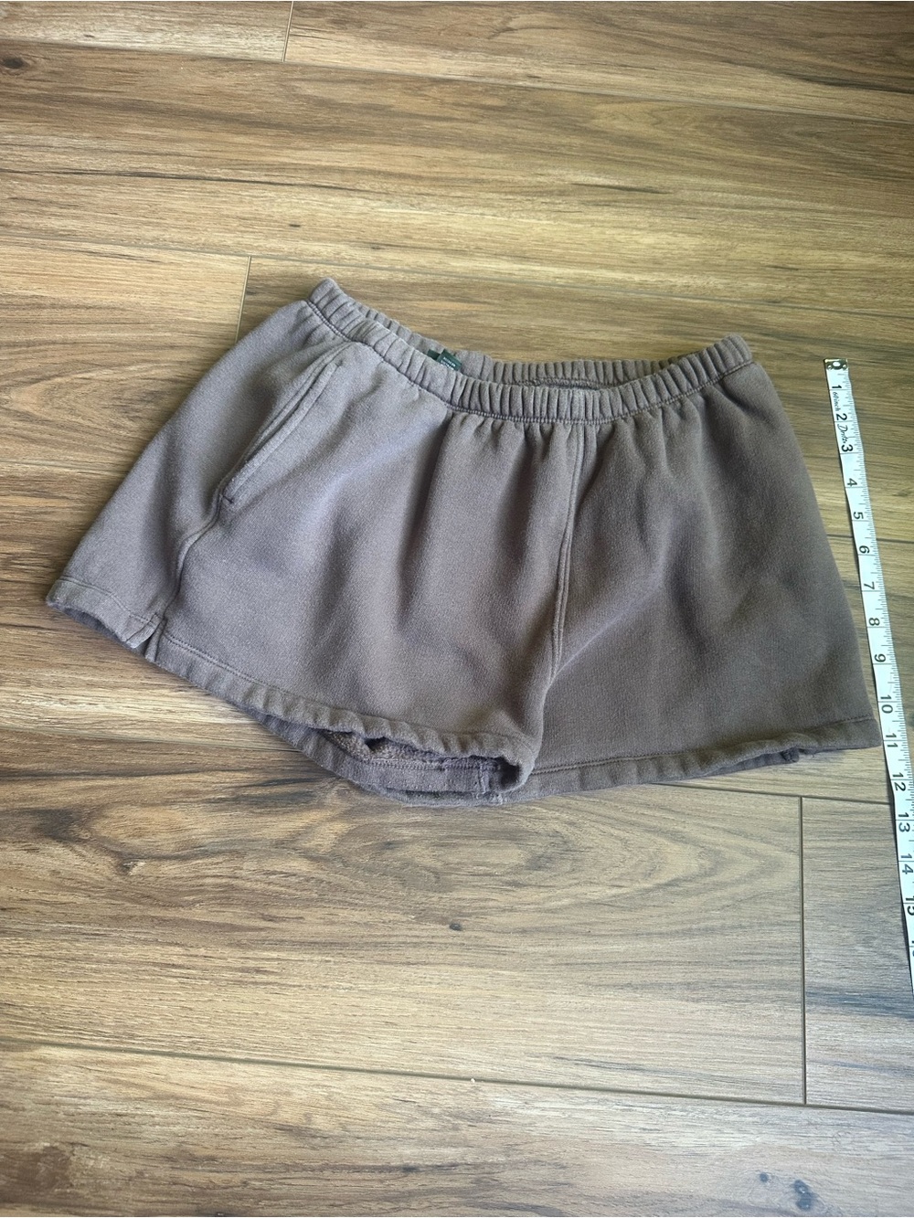 wild fable Brown Terry Elastic Waist Athletic Shorts
